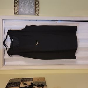 Black sleeveless dress